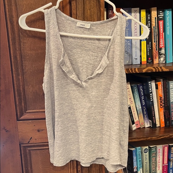 Vince Tops - Vince Light Gray Tank Top